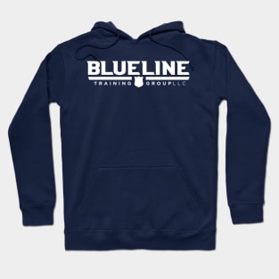 BlueLine Training Group | Large White Logo on Front Hoodie